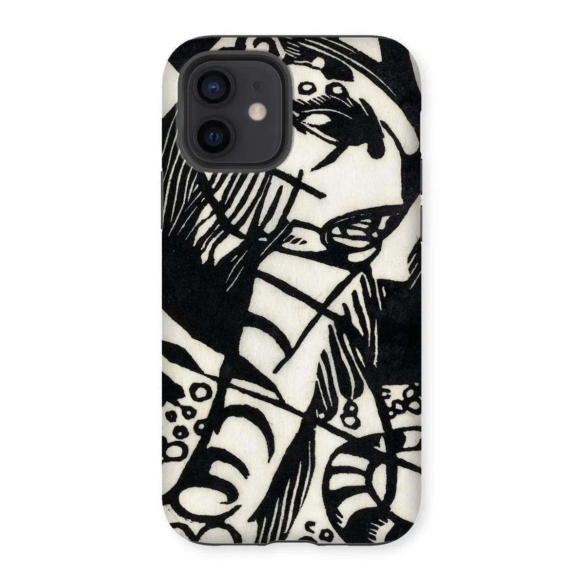 Tiger - Animal Aesthetic Phone Case - Franz Marc - Iphone 12 / Matte - Mobile Phone Cases - Aesthetic Art