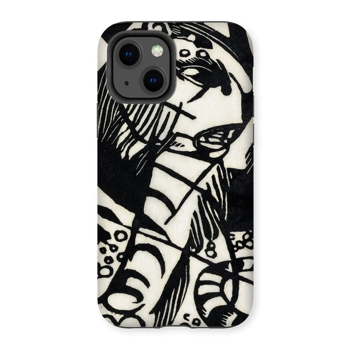 Tiger - Animal Aesthetic Phone Case - Franz Marc - Iphone 13 / Matte - Mobile Phone Cases - Aesthetic Art