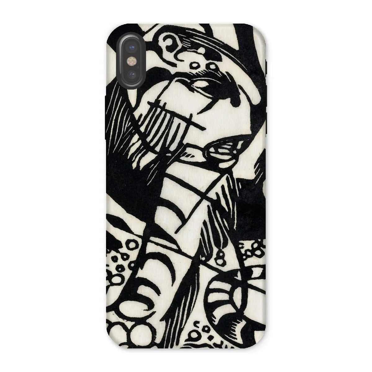 Tiger - Animal Aesthetic Phone Case - Franz Marc - Iphone x / Matte - Mobile Phone Cases - Aesthetic Art
