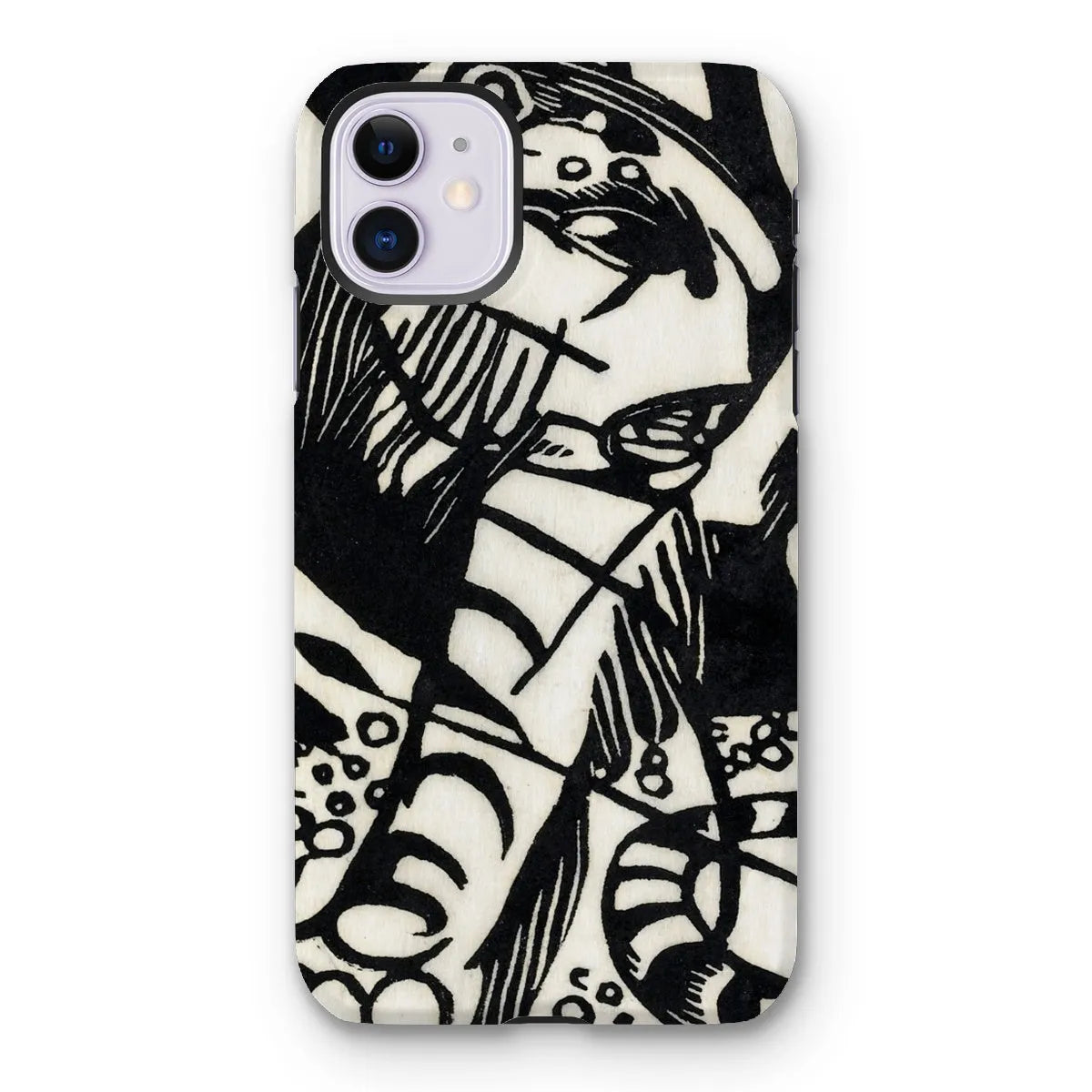 Tiger - Animal Aesthetic Phone Case - Franz Marc - Iphone 11 / Matte - Mobile Phone Cases - Aesthetic Art