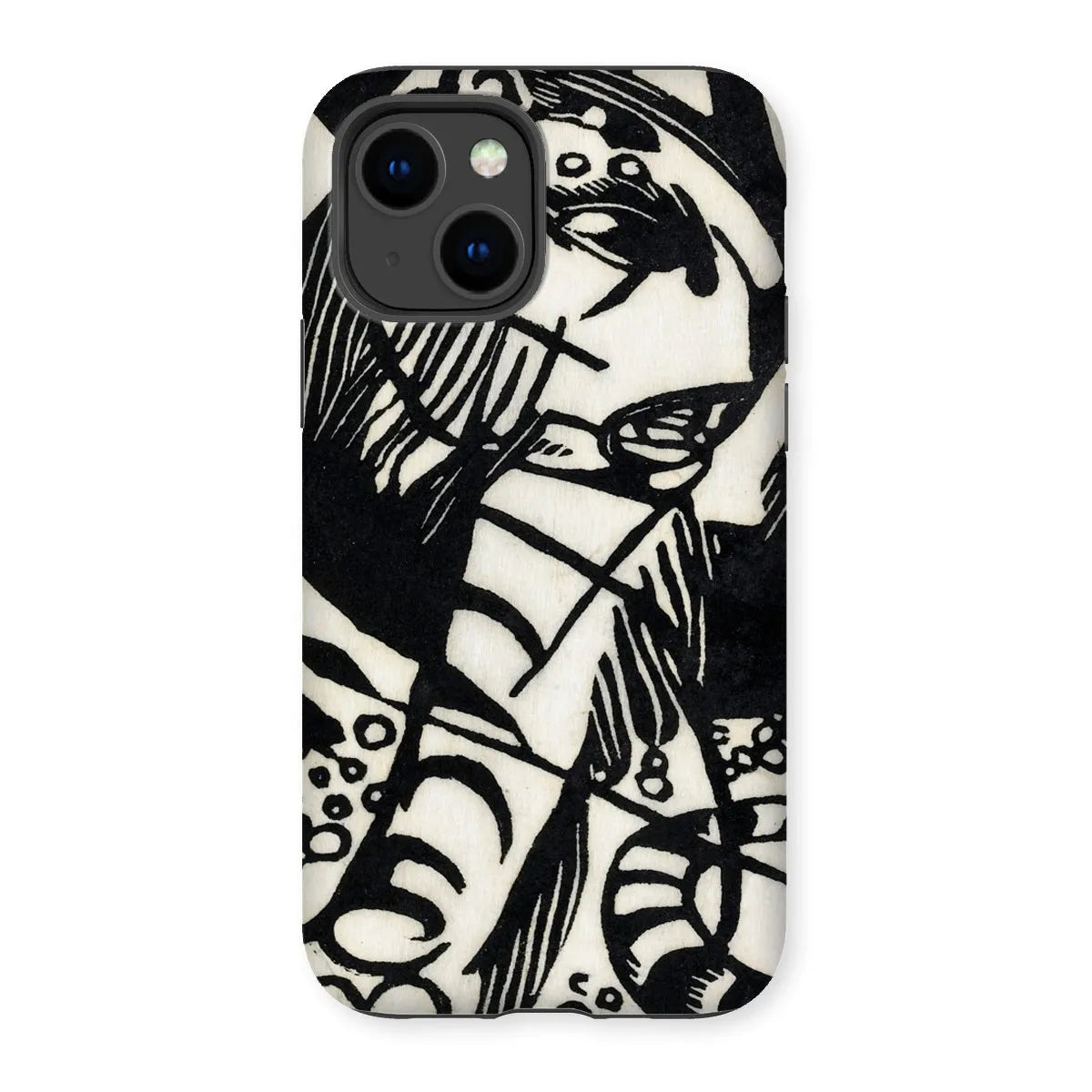 Tiger - Animal Aesthetic Phone Case - Franz Marc - Iphone 14 / Matte - Mobile Phone Cases - Aesthetic Art