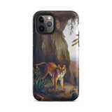 Tiger in a Cave - Jacques-laurent Agasse Iphone Case, 11 Pro / Matte, Mobile Phone Cases, Toby Leon