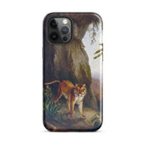 Tiger in a Cave - Jacques-laurent Agasse Iphone Case, 12 Pro Max / Gloss, Mobile Phone Cases, Toby Leon