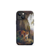 Tiger in a Cave - Jacques-laurent Agasse Iphone Case, 13 Mini / Matte, Mobile Phone Cases, Toby Leon
