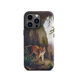 Tiger in a Cave - Jacques-laurent Agasse Iphone Case, 13 Pro / Matte, Mobile Phone Cases, Toby Leon