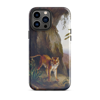 Tiger in a Cave - Jacques-laurent Agasse Iphone Case, 13 Pro Max / Gloss, Mobile Phone Cases, Toby Leon