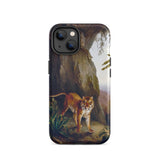 Tiger in a Cave - Jacques-laurent Agasse Iphone Case, 14 / Matte, Mobile Phone Cases, Toby Leon