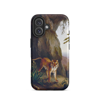Tiger in a Cave - Jacques-laurent Agasse Iphone Case, 16 / Matte, Mobile Phone Cases, Toby Leon