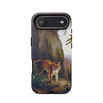 Tiger in a Cave - Jacques-laurent Agasse Iphone Case, 17 Air / Matte, Mobile Phone Cases, Toby Leon