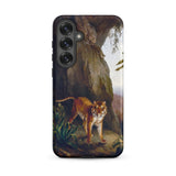 Tiger in a Cave - Jacques-laurent Agasse Phone Case, Samsung Galaxy S25 Plus / Matte, Mobile Cases, Toby Leon
