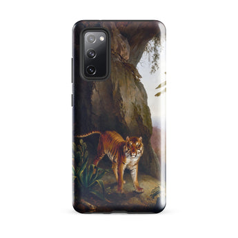 Tiger in a Cave - Jacques-laurent Agasse Samsung Case, Galaxy S20 Fe / Gloss, Mobile Phone Cases, Toby Leon