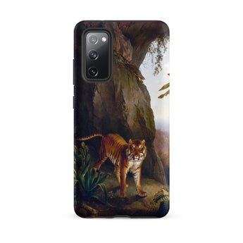 Tiger in a Cave - Jacques-laurent Agasse Samsung Case, Galaxy S20 Fe / Matte, Mobile Phone Cases, Toby Leon