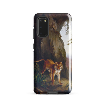 Tiger in a Cave - Jacques-laurent Agasse Samsung Case, Galaxy S20 / Gloss, Mobile Phone Cases, Toby Leon