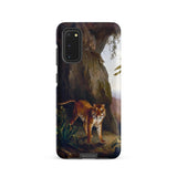 Tiger in a Cave - Jacques-laurent Agasse Samsung Case, Galaxy S20 / Matte, Mobile Phone Cases, Toby Leon