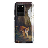 Tiger in a Cave - Jacques-laurent Agasse Samsung Case, Galaxy S20 Ultra / Gloss, Mobile Phone Cases, Toby Leon