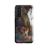Tiger in a Cave - Jacques-laurent Agasse Samsung Case, Galaxy S21 Fe / Gloss, Mobile Phone Cases, Toby Leon