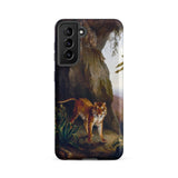 Tiger in a Cave - Jacques-laurent Agasse Samsung Case, Galaxy S21 Fe / Matte, Mobile Phone Cases, Toby Leon