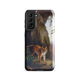 Tiger in a Cave - Jacques-laurent Agasse Samsung Case, Galaxy S21 / Gloss, Mobile Phone Cases, Toby Leon