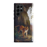 Tiger in a Cave - Jacques-laurent Agasse Samsung Case, Galaxy S22 Ultra / Gloss, Mobile Phone Cases, Toby Leon