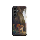 Tiger in a Cave - Jacques-laurent Agasse Samsung Case, Galaxy S24 / Gloss, Mobile Phone Cases, Toby Leon