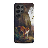 Tiger in a Cave - Jacques-laurent Agasse Samsung Case, Galaxy S25 Ultra / Matte, Mobile Phone Cases, Toby Leon