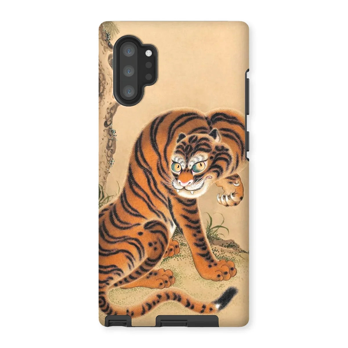 Tiger Cleaning its Paw - Matsui Keichu Iphone Case - Samsung Galaxy Note 10p / Matte