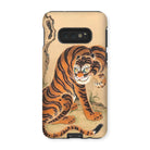 Tiger Cleaning its Paw - Matsui Keichu Iphone Case - Samsung Galaxy S10e / Matte