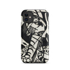 Tiger Franz Marc Animal Aesthetic Iphone Case, 11 / Matte, Black White Patterned Phone Case