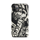 Tiger Franz Marc Animal Aesthetic Iphone Case, 11 Pro Max / Matte, Black White Patterned Phone Case