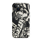 Tiger Franz Marc Animal Aesthetic Iphone Case, 15 Plus / Matte, Black White Patterned Phone Case