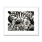 Tiger - Franz Marc Black and White Expressionism Art Print