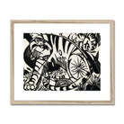 Tiger - Franz Marc Black and White Expressionism Art Print