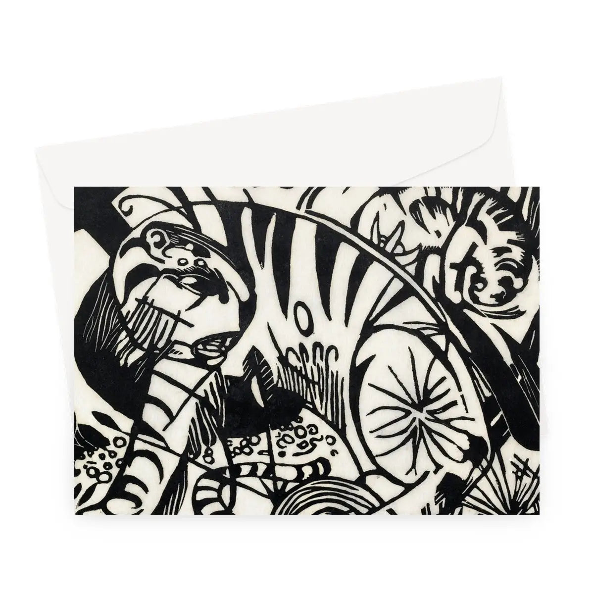 Tiger - Franz Marc Greeting Card - A5 Landscape / 1 - & Note Cards - Aesthetic Art