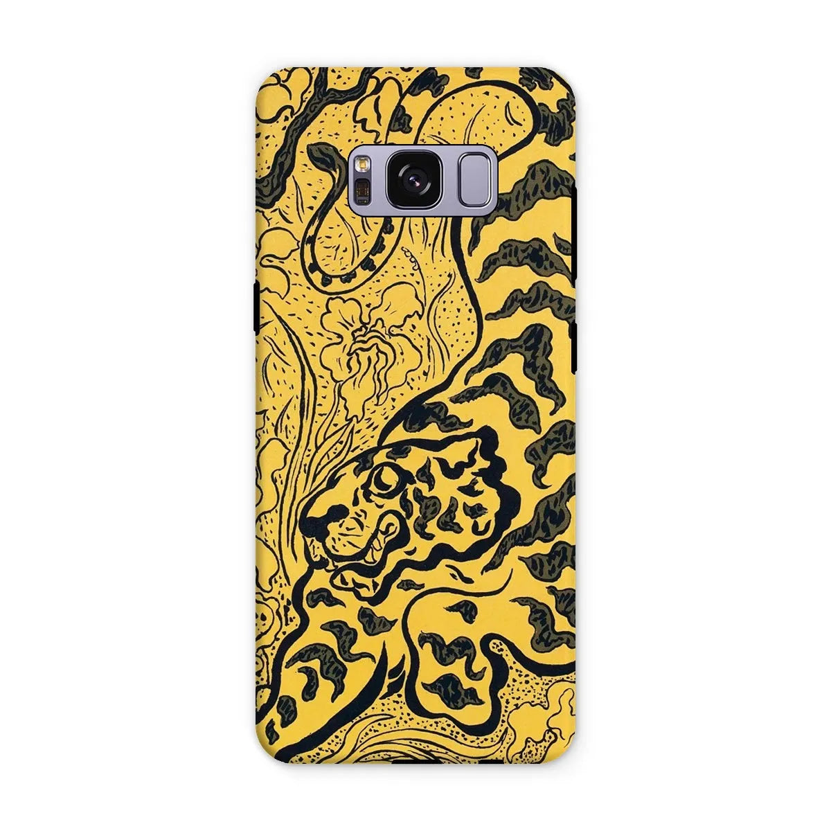 Tiger In The Jungle - Graphic Art Phone Case - Paul Ranson - Samsung Galaxy S8 Plus / Matte - Mobile Phone Cases