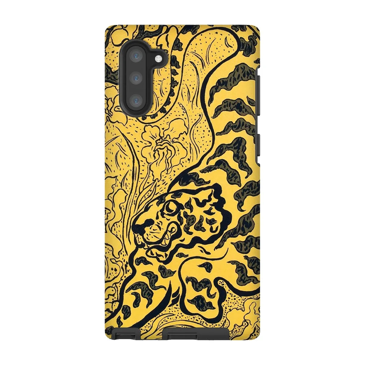 Tiger In The Jungle - Graphic Art Phone Case - Paul Ranson - Samsung Galaxy Note 10 / Matte - Mobile Phone Cases