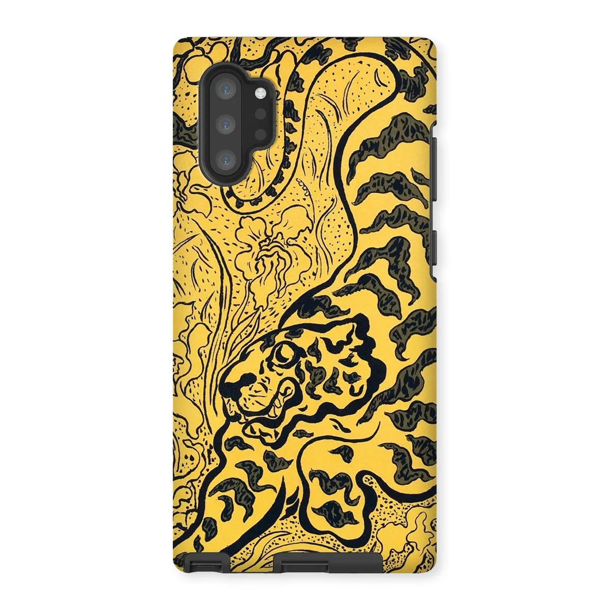 Tiger In The Jungle - Graphic Art Phone Case - Paul Ranson - Samsung Galaxy Note 10p / Matte - Mobile Phone Cases