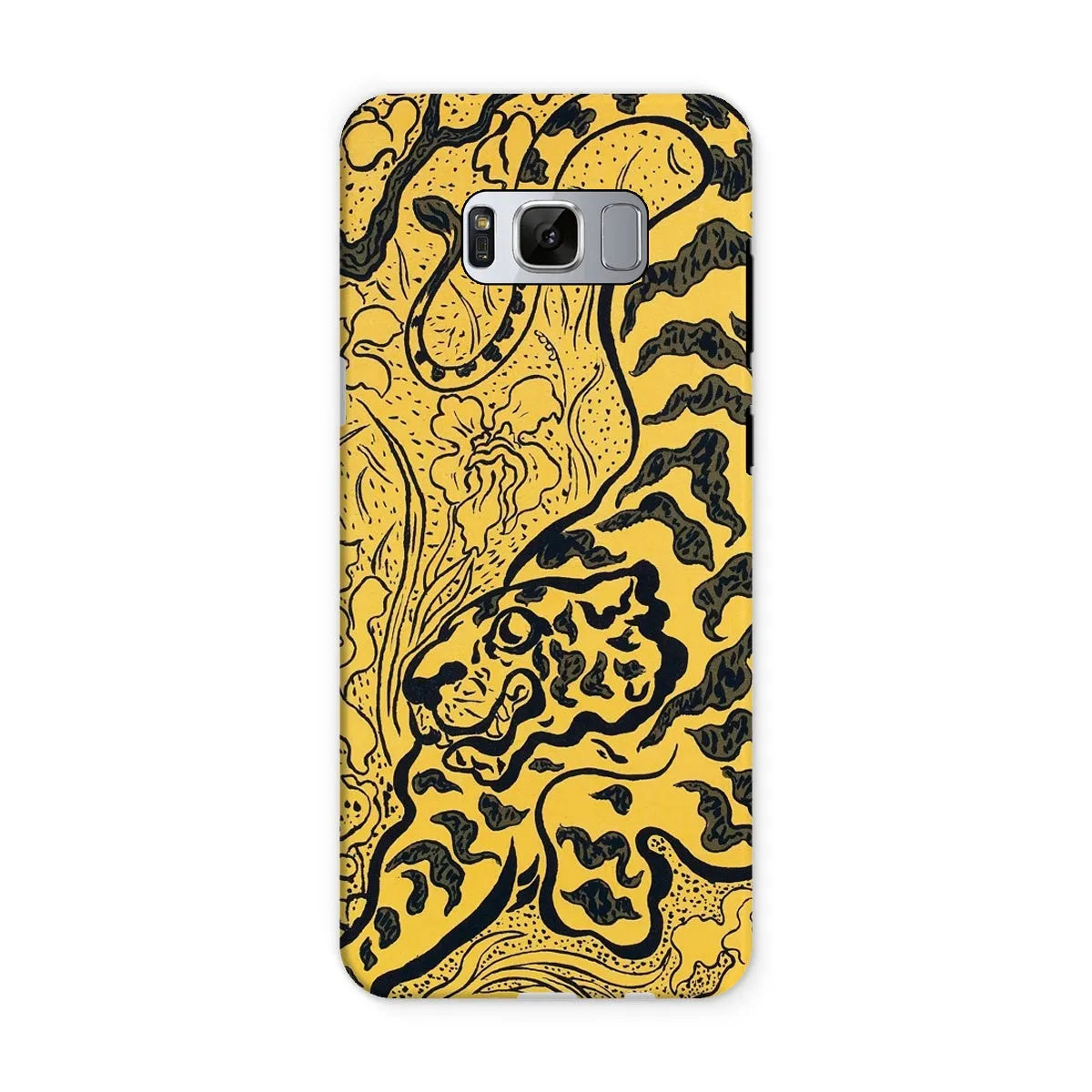 Tiger In The Jungle - Graphic Art Phone Case - Paul Ranson - Samsung Galaxy S8 / Matte - Mobile Phone Cases - Aesthetic