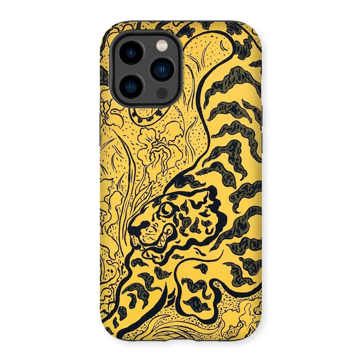 Tiger In The Jungle - Graphic Art Phone Case - Paul Ranson - Iphone 14 Pro Max / Matte - Mobile Phone Cases - Aesthetic