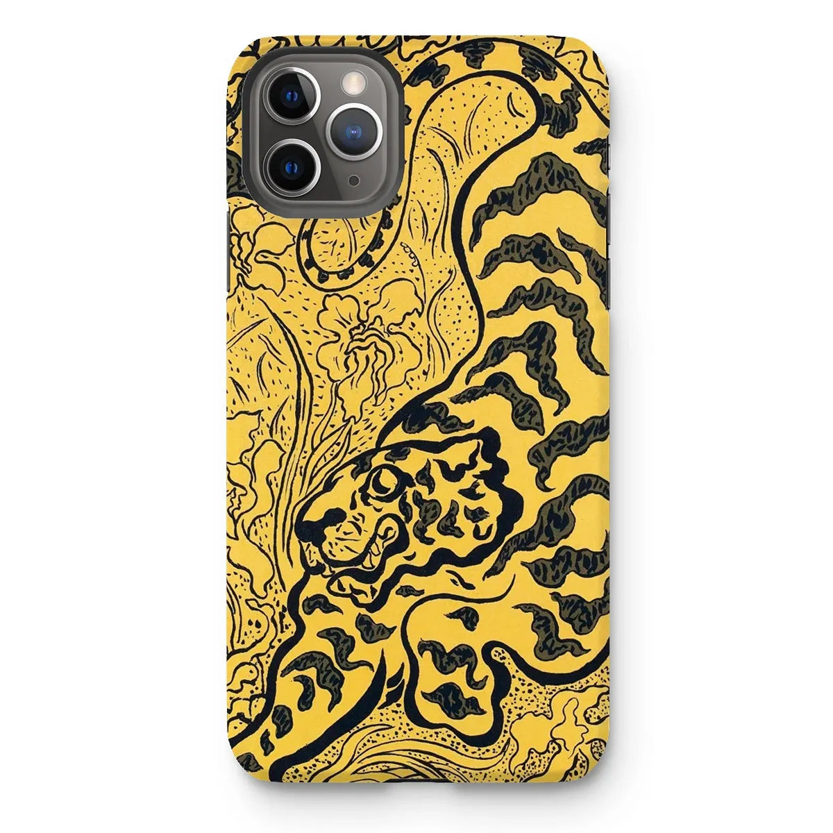 Tiger In The Jungle - Graphic Art Phone Case - Paul Ranson - Iphone 11 Pro Max / Matte - Mobile Phone Cases - Aesthetic