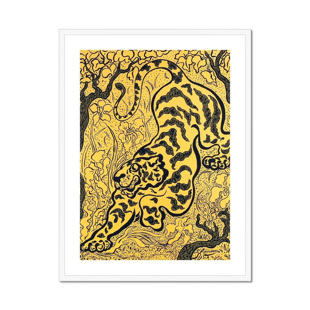 Tiger in the Jungle - Paul Ranson Art Print