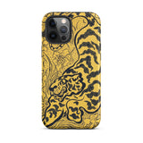 Tiger in the Jungle - Paul Ranson Iphone Case, 12 Pro Max / Matte, Yellow Phone Case Tiger Design