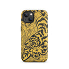 Tiger in the Jungle Paul Ranson Iphone Case, 13 / Matte, Yellow Phone Case Tiger Design