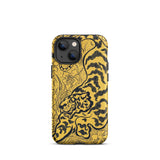 Tiger in the Jungle - Paul Ranson Iphone Case, 13 Mini / Matte, Yellow Phone Case Tiger Design