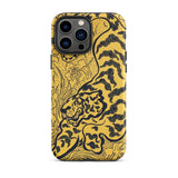 Tiger in the Jungle - Paul Ranson Iphone Case, 13 Pro Max / Matte, Yellow Phone Case Tiger Design