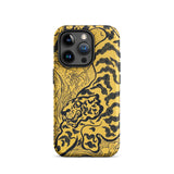 Tiger in the Jungle - Paul Ranson Iphone Case, 15 Pro / Matte, Yellow Phone Case Tiger Design