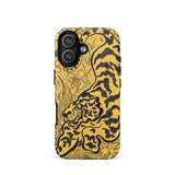 Tiger in the Jungle - Paul Ranson Phone Case Iphone 17 / Matte Yellow Black Tiger Print Phone Case Textured Surface Paul Ranson’s Hypnotic