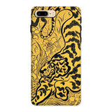 Tiger in the Jungle - Paul Ranson Phone Case Iphone 8 Plus / Matte Phone Case Yellow Black Abstract Tiger-like Design Paul Ranson’s