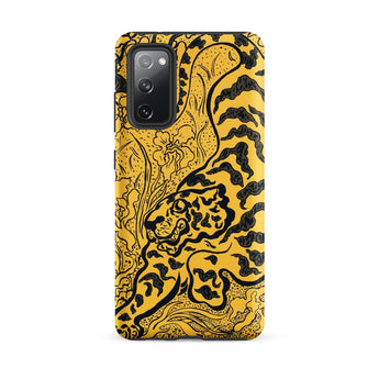 Tiger in the Jungle - Paul Ranson Samsung Case, Galaxy S20 Fe / Matte, Yellow Black Tiger-patterned Smartphone Case