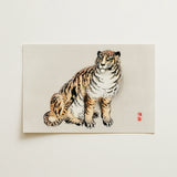 Tiger - Kōno Bairei Kacho-e Art Print / Canvas, 18x12’’ / 46x31cm / Unframed / no Border, Posters Prints & Visual Artwork, Toby Leon
