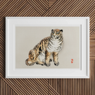 Tiger - Kōno Bairei Kacho-e Art Print